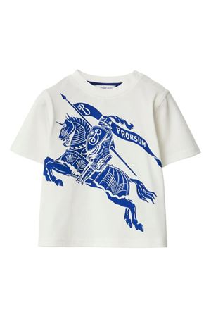 white cotton tshirt BURBERRY KIDS | 8078330B7347